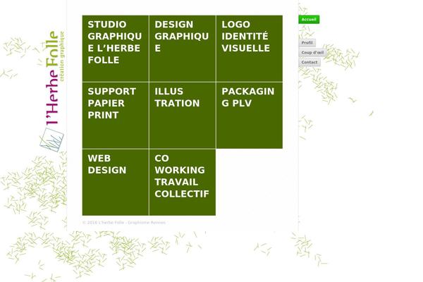 herbe-folle.fr site used Blocco