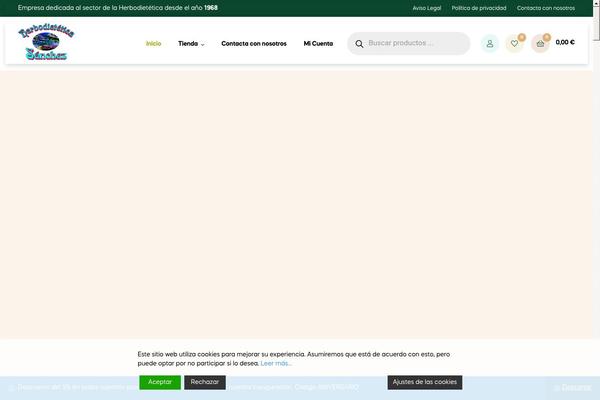 Site using Woo-smart-compare plugin