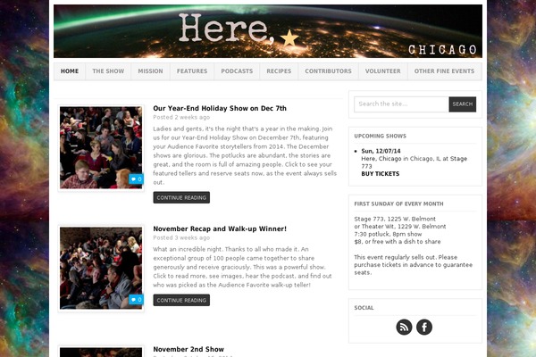 herechicago.org site used Project Ar2