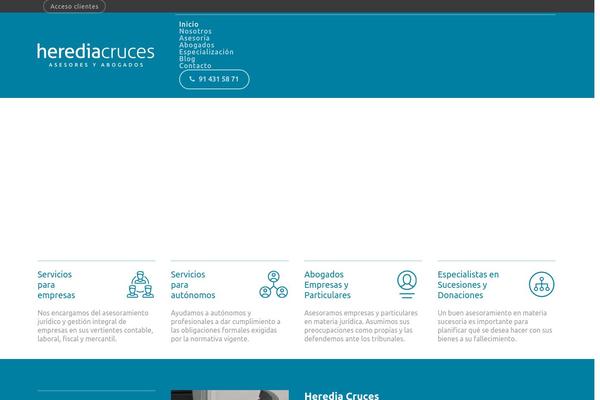 herediacruces.net site used Uncode