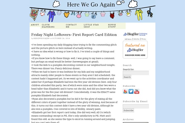 herewegoajen.com site used Beautiful Pro Theme