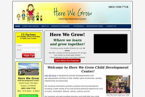 Prose theme site design template sample