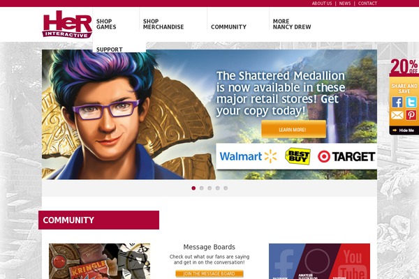 Site using Wordpress-social-stream plugin