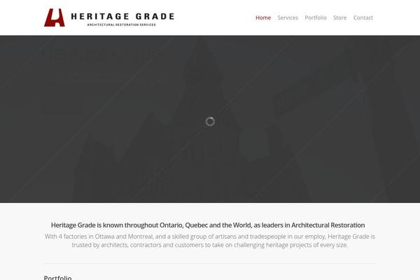 Salient theme site design template sample