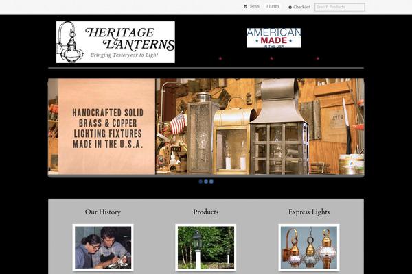 Heritage theme site design template sample
