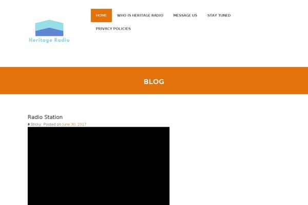 WordPress website example screenshot