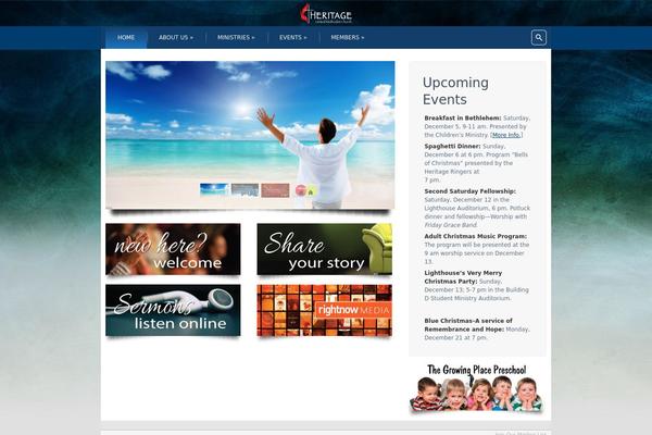 Grace theme site design template sample