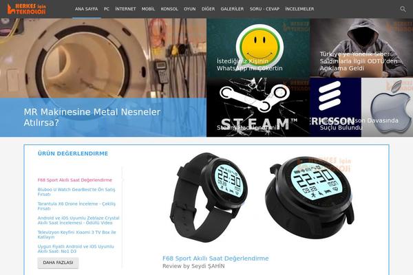 herkesicinteknoloji.com site used Flex Mag