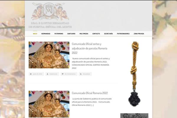 hermandadvirgendelmonte.com site used Virgendelmonte