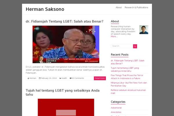 hermansaksono.com site used Madonna