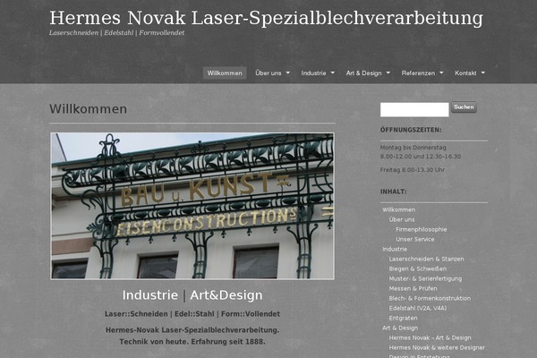 Portfolio Press theme site design template sample