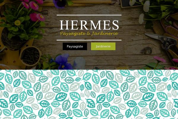 Hazel theme site design template sample
