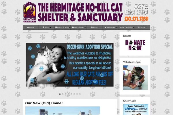 hermitagecatshelter.org site used Hermitage