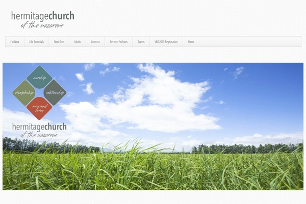 Trinity theme site design template sample