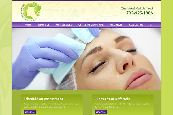 Divi theme site design template sample