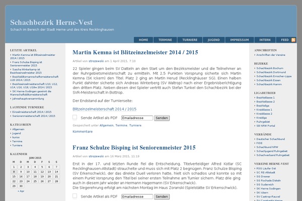 Site using Chess Game Viewer plugin
