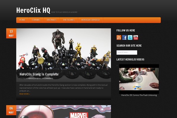 GamePress theme site design template sample