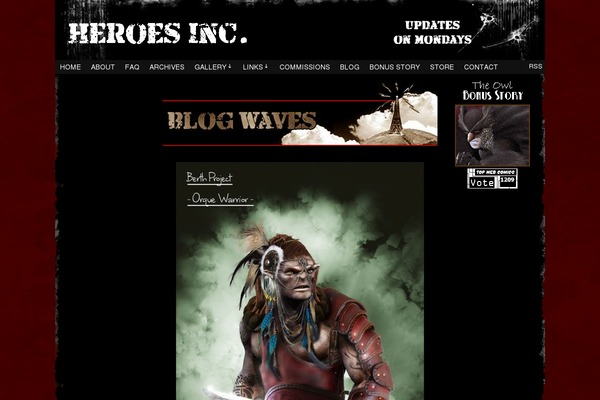 ComicPress theme site design template sample