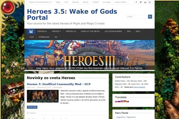 heroes3wog.net site used Brickyard-premium