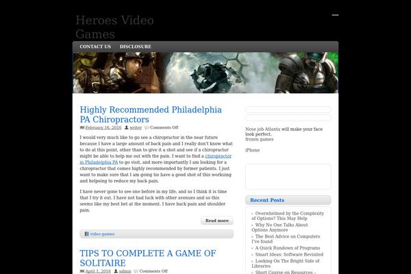 zeeDisplay theme site design template sample