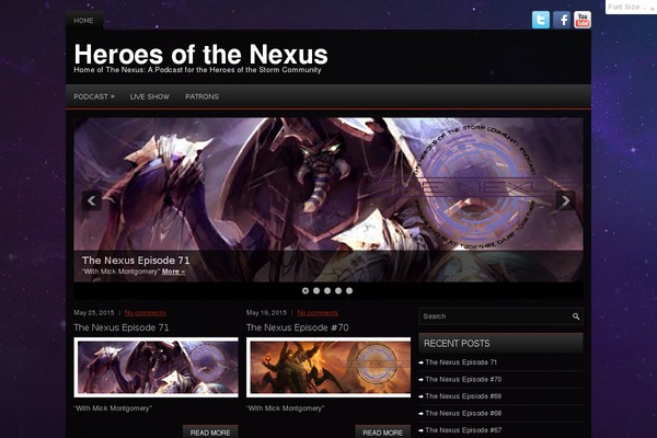 Videogamer theme site design template sample