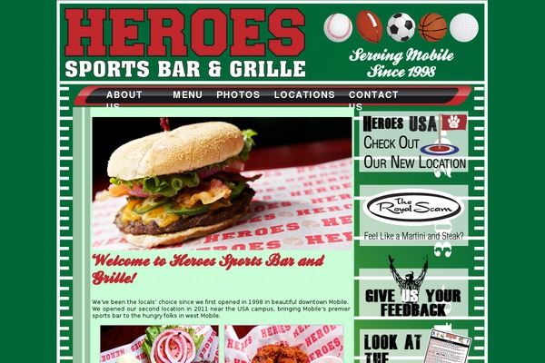 heroessportsbar.com site used Heroes