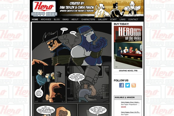 ComicPress theme site design template sample