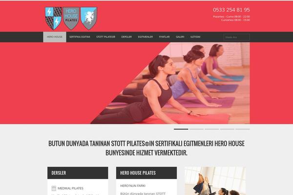 Fitness-wp theme site design template sample