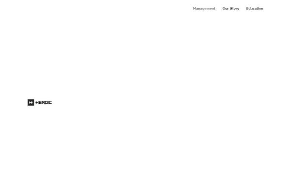 heroicrecordings.com site used Heroic2019-theme