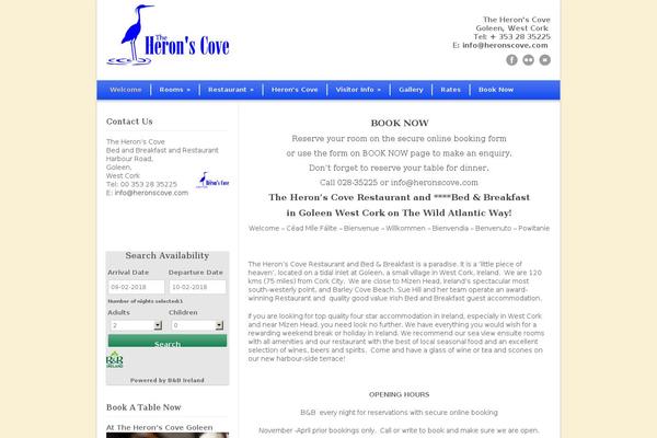 heronscove.com site used Modernize