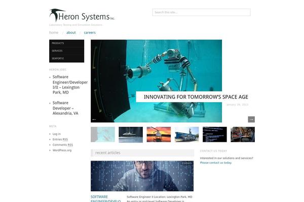 Oxygen theme site design template sample
