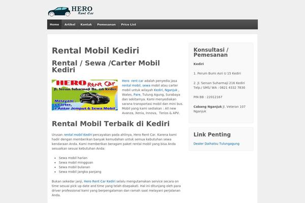 Responsive theme site design template sample