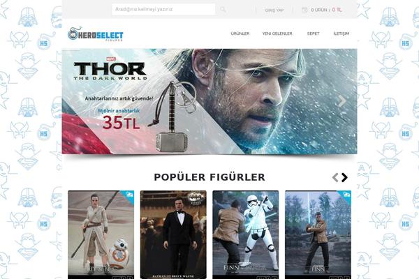 The Leader theme site design template sample
