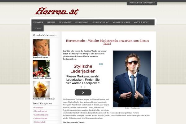 herren.at site used Mocha Child Theme