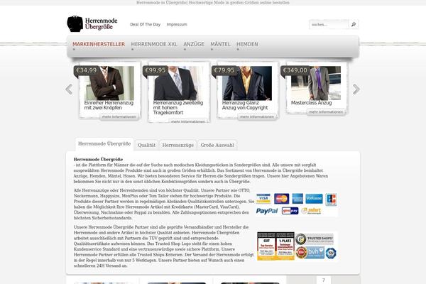 eStore theme site design template sample