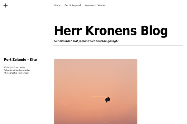 Cocoa theme site design template sample