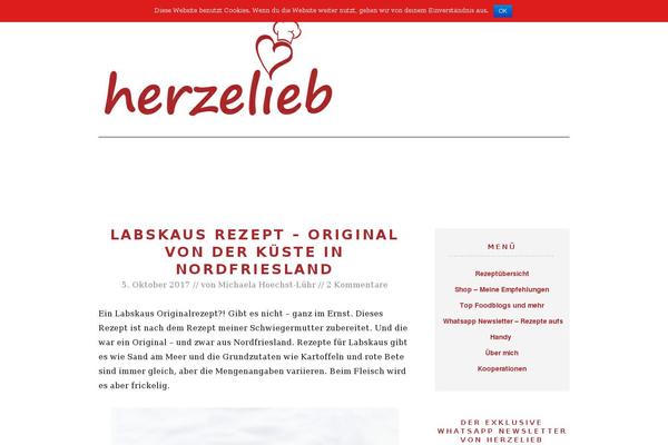 herzelieb.de site used Wpzoom-cookely
