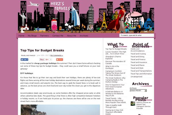 herztravel.com site used Herztravel