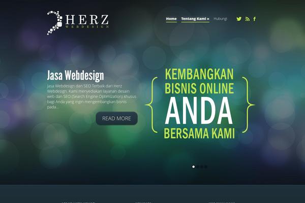 Fusion theme site design template sample