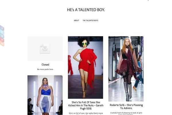 Zenon theme site design template sample