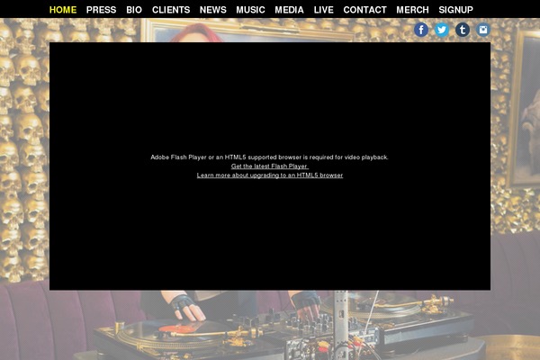 Site using Background-image-slider plugin