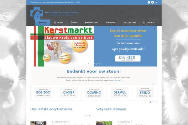 Pet-rescue theme site design template sample