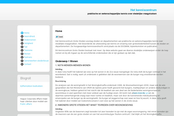 Hjemmeside theme site design template sample
