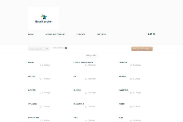 eList theme site design template sample