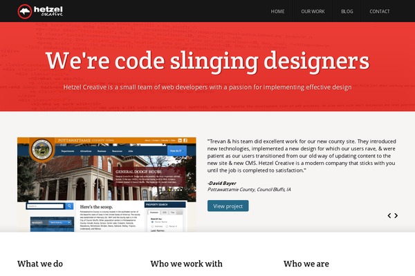 Hc theme site design template sample