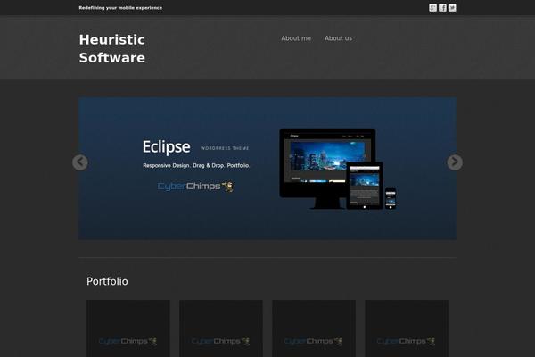 eClipse theme site design template sample