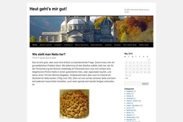 Twentyten-child theme site design template sample