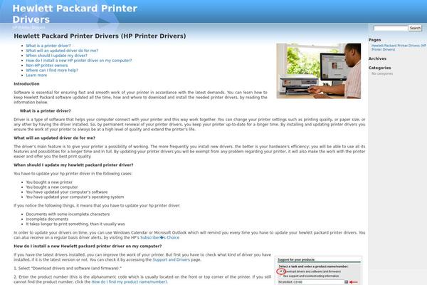 hewlettpackardprinterdrivers.net site used Aqueous-lite