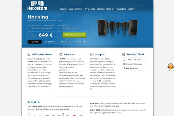 Site using Sliding Widgets plugin