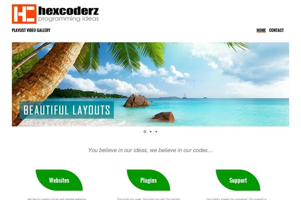 Visionary theme site design template sample